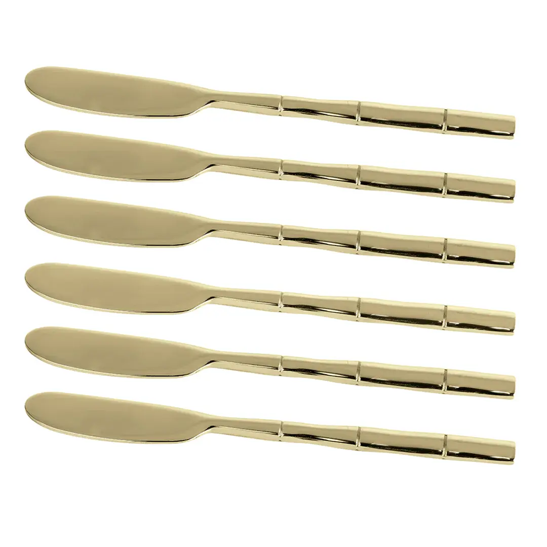 141250 - JG 6 Espatulas Steel Wood