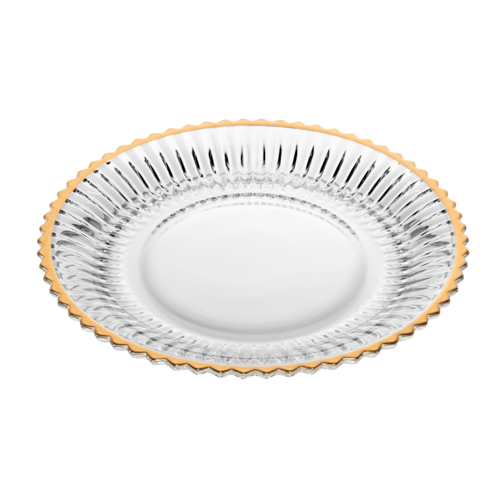 157958 Jg 04 Pratos Sobremesa com fio de ouro