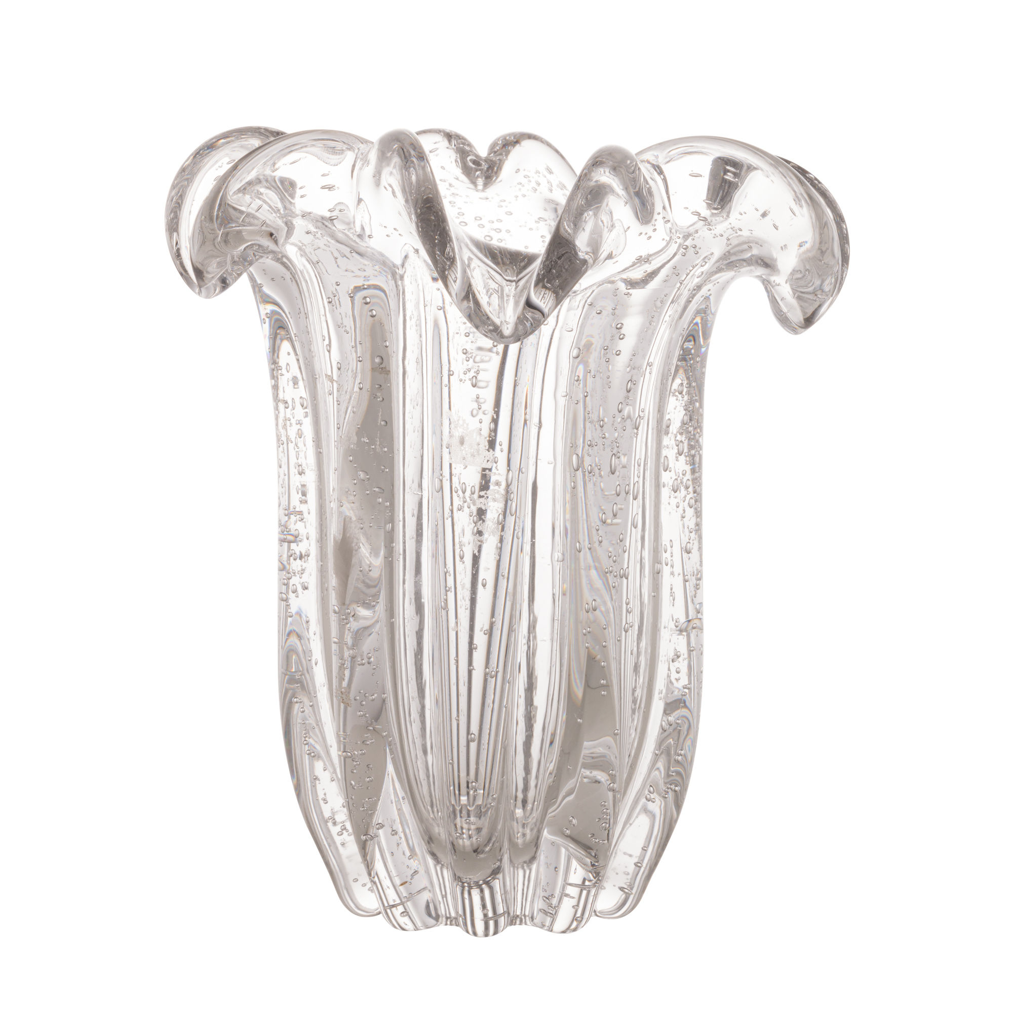 136263Vaso Italy Transparente 18x21cm