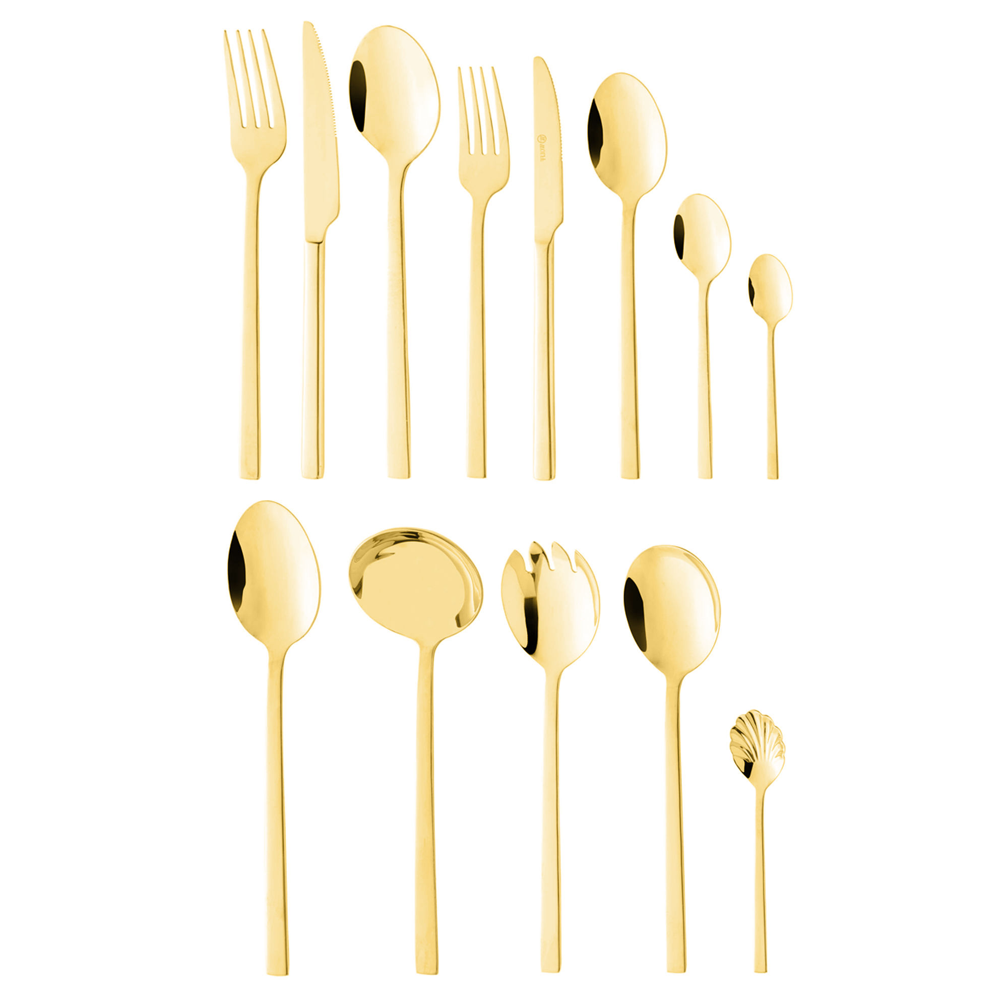 163087 - Faqueiro 101 Pçs Firenze Dourado