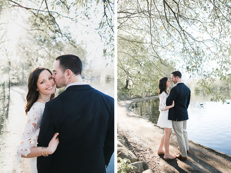 Melissa + Russell's Engagement Session at Piedmont Park
