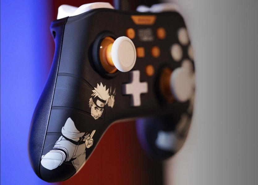 Miniature : KONIX Manette Switch Noir Naruto Kakachi