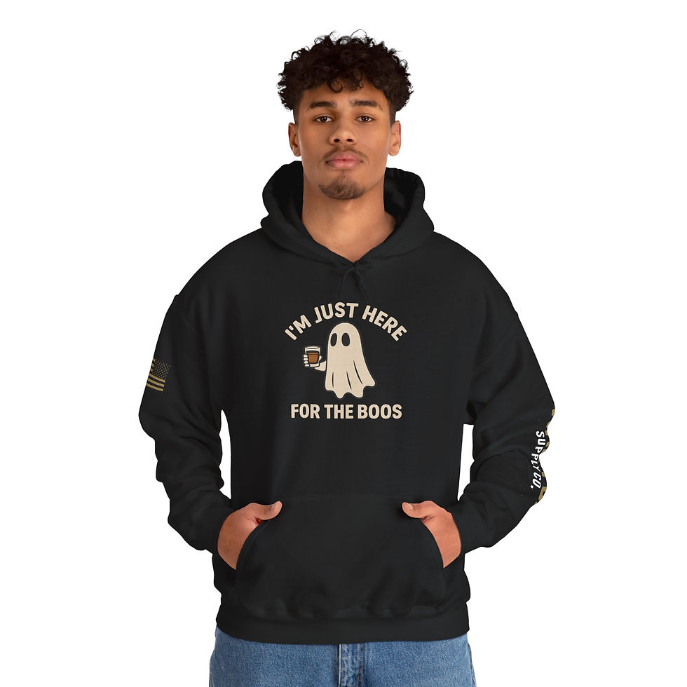 Thumbnail: I’m Just Here For The Boos Heavy Blend Hooded Sweatshirt 
