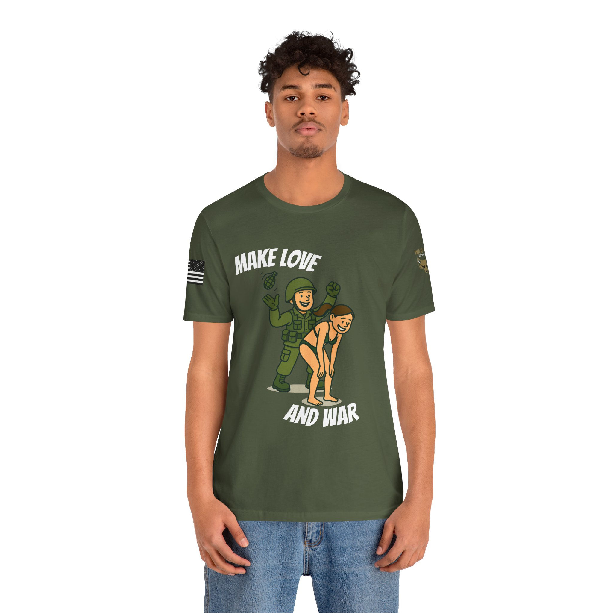 Make Love and War Short Sleeve Tee