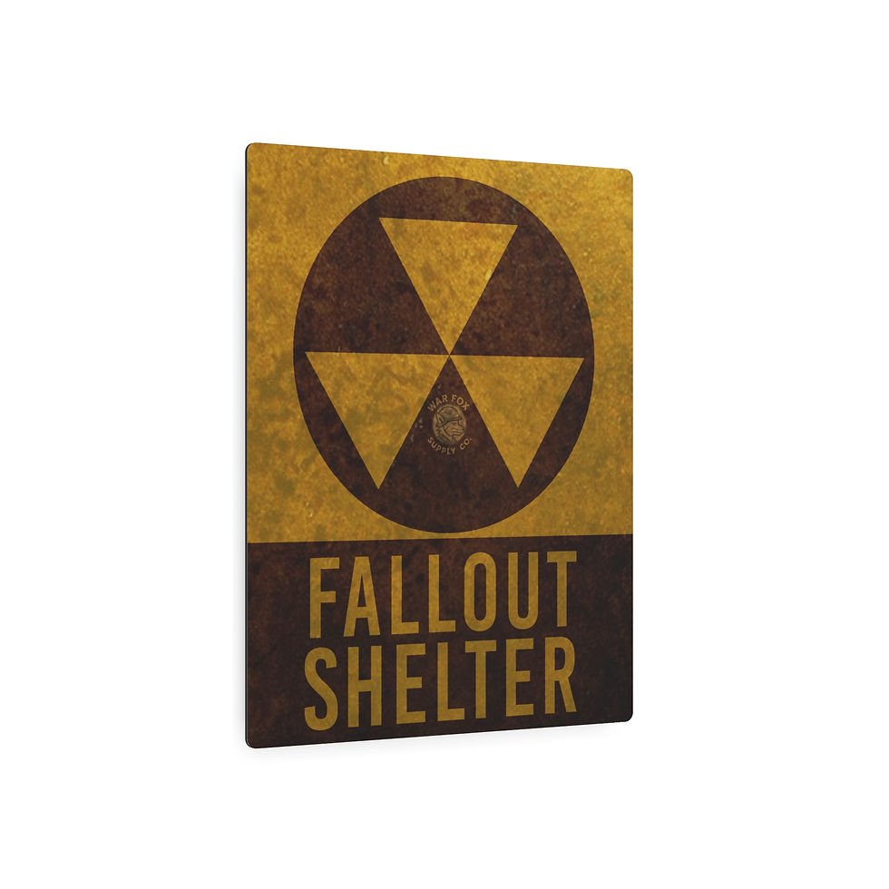 Thumbnail: Fallout Shelter Metal Sign