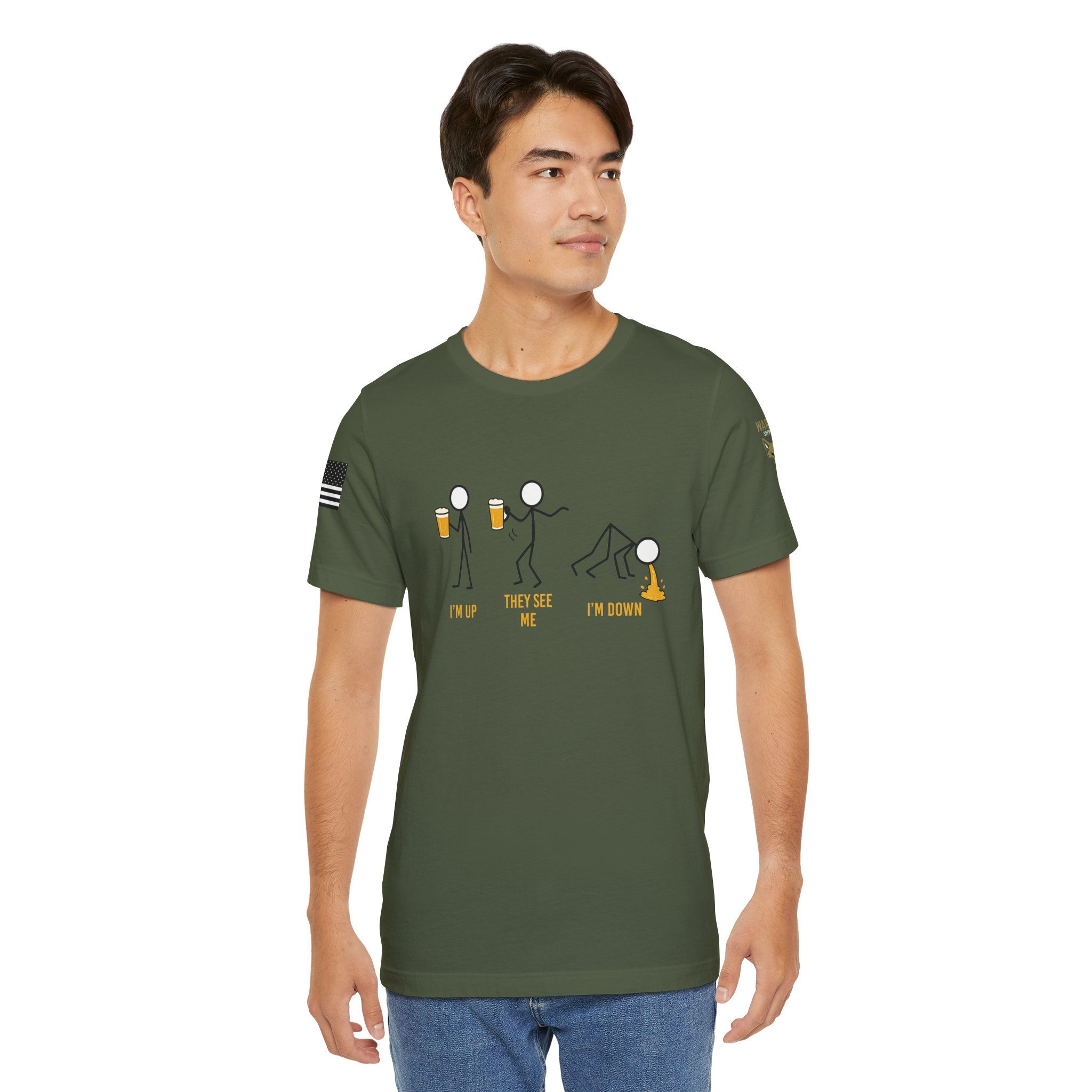I’m Up, They See Me, I’m Down Short Sleeve Tee