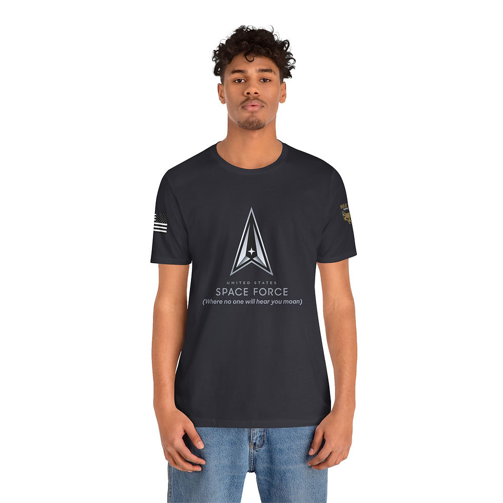 Thumbnail: Space Force No One Will Hear You Moan Short Sleeve Tee