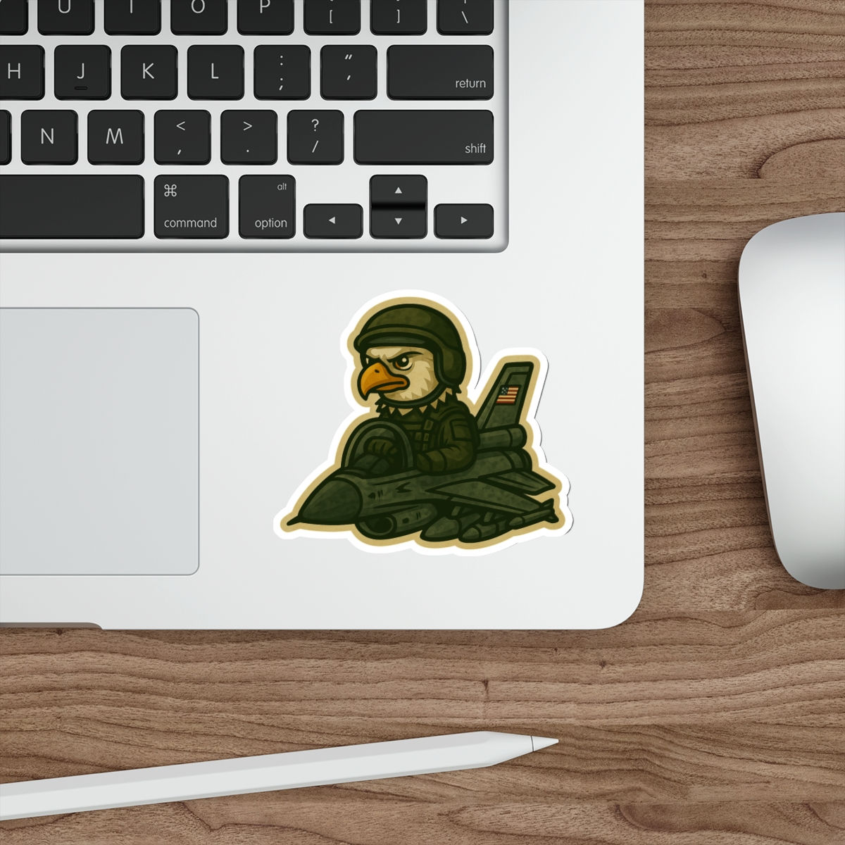 Eagle Jet Pilot Vinyl Sticker