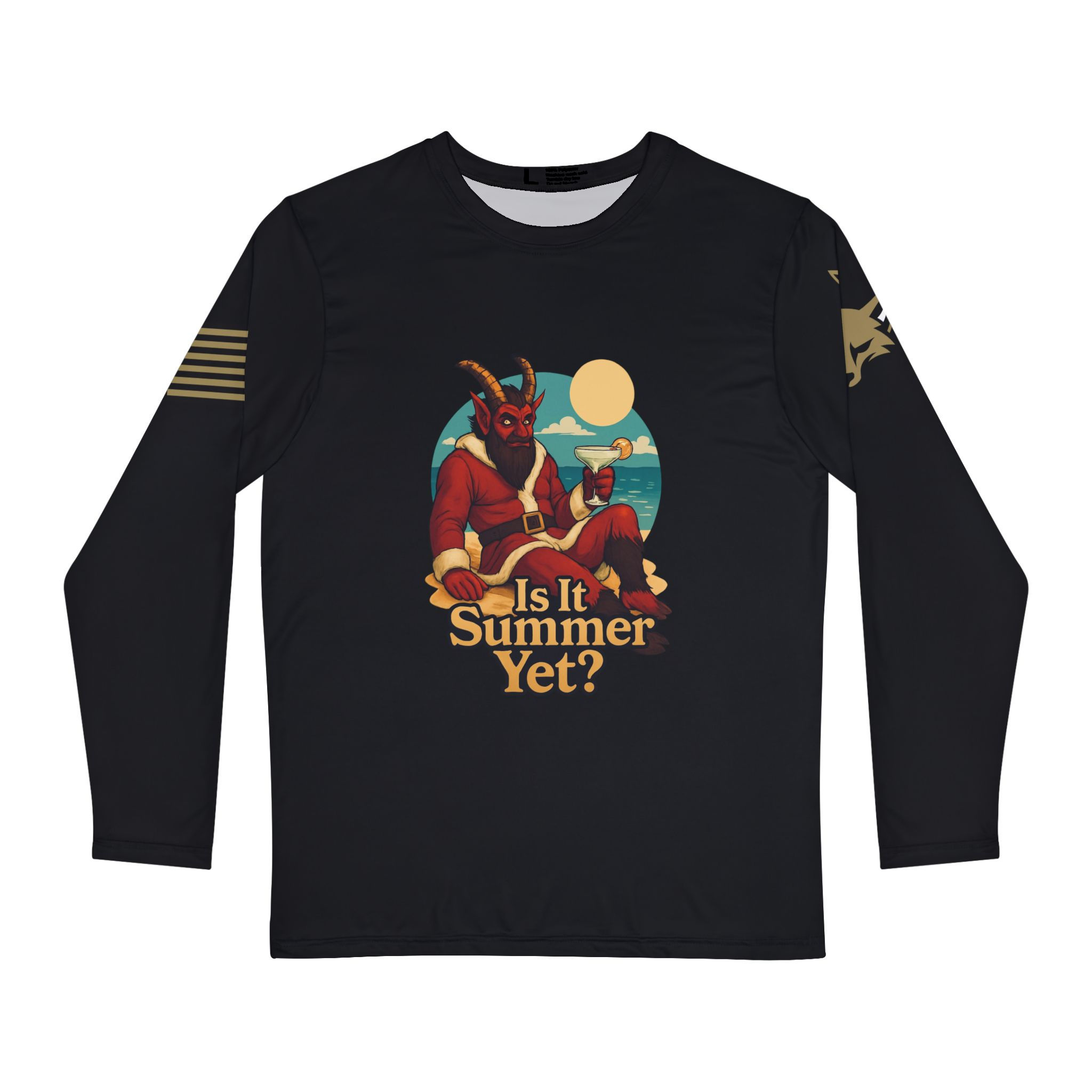 Krampus Is It Summer Yet? War Fox Supply Co. Long Sleeve Shirt