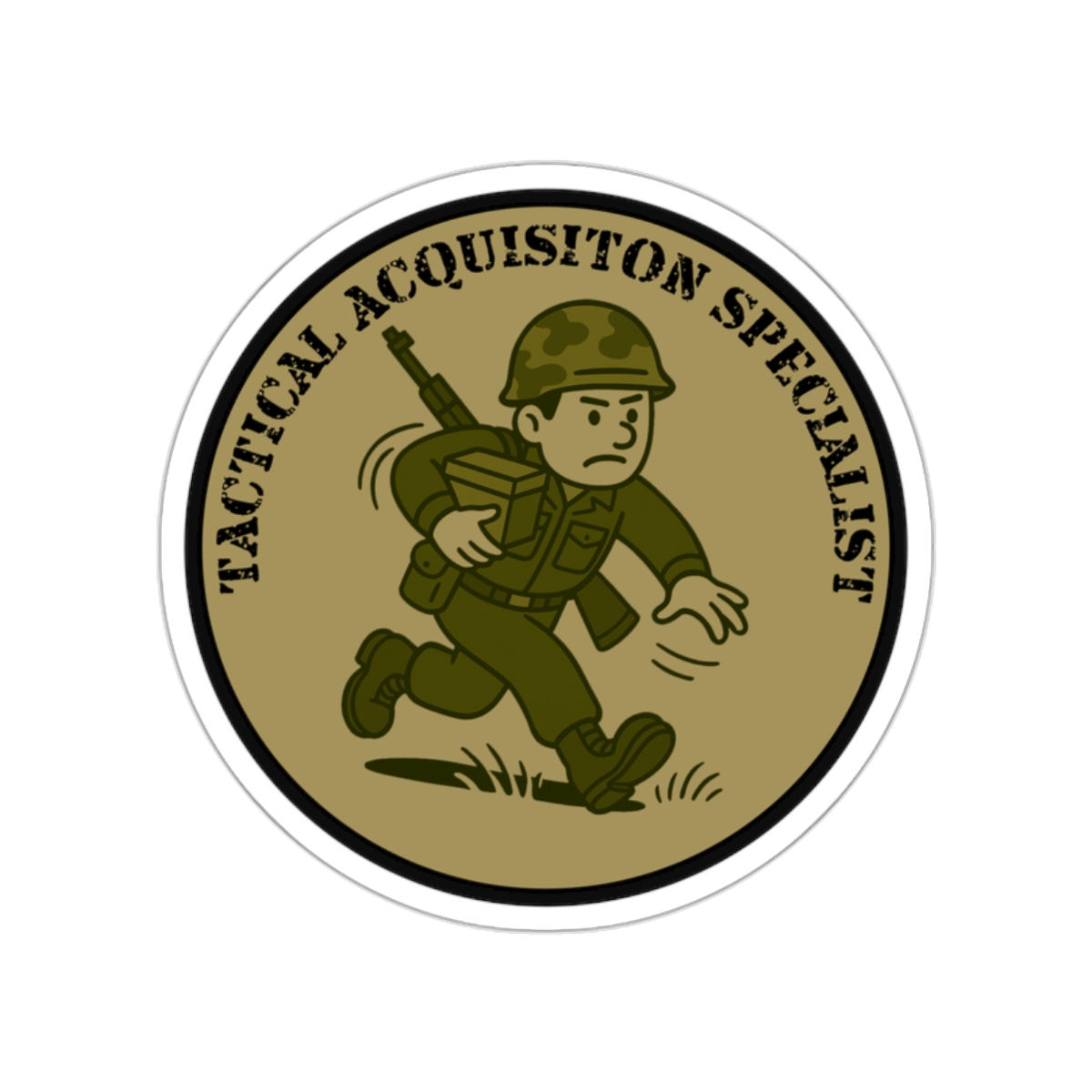 Tactical Acquisition Specialist Die-Cut Sticker