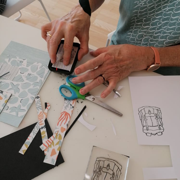 scrapbooking avec Martine