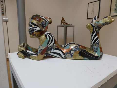 Marble resin three dimensional artwork