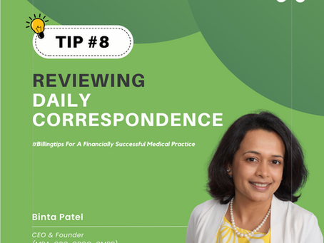 #BillingTips 8: Review daily correspondence