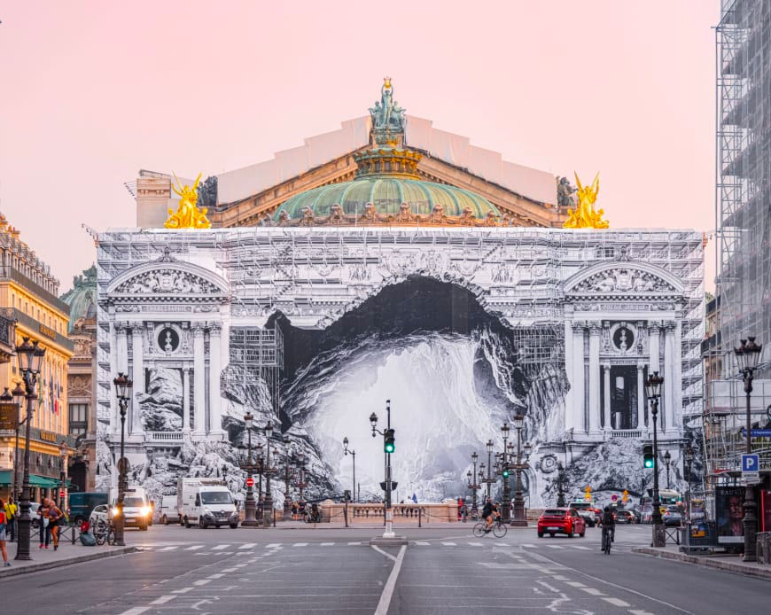 jr. palais garnier opera street art installation