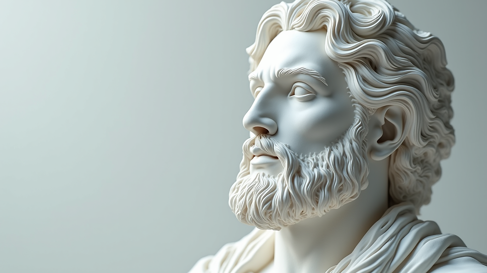 Close-up view of a 3D printed sculpture with intricate details