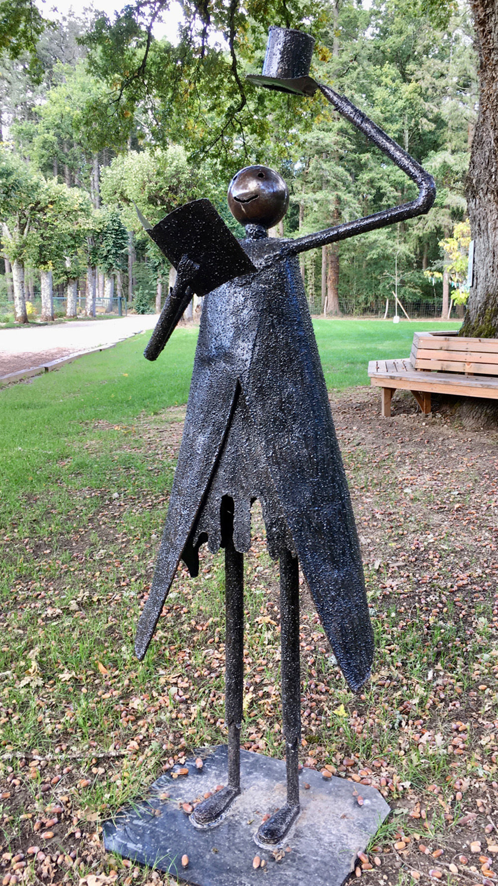 Le lecteur au livre en vol