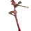 Miniature : Danseuse rouge 68 cm