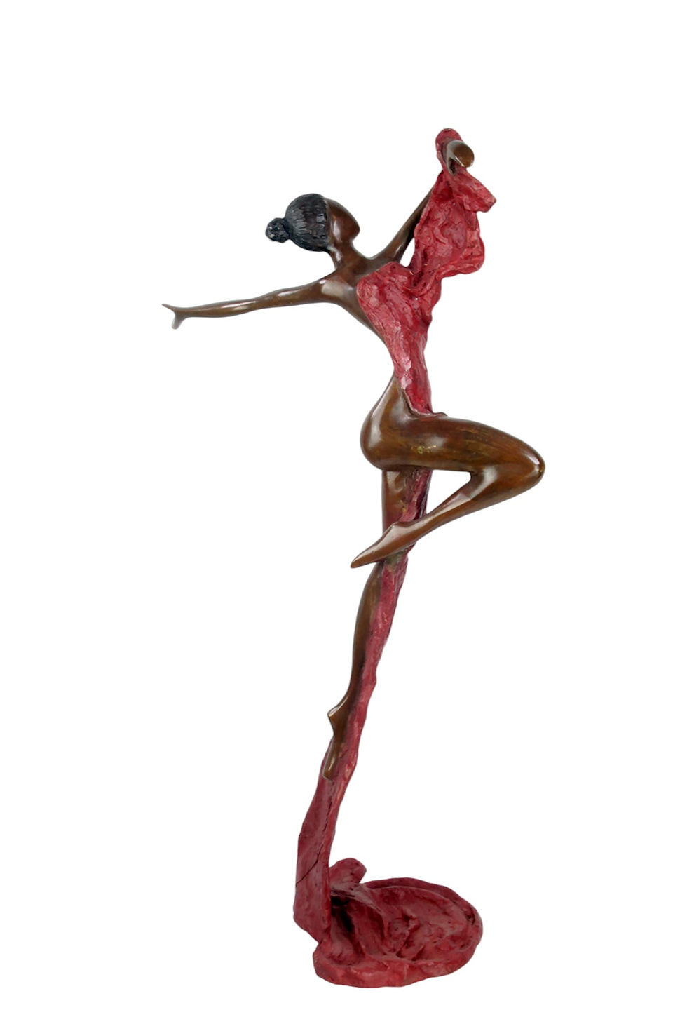 Miniature : Danseuse rouge 68 cm
