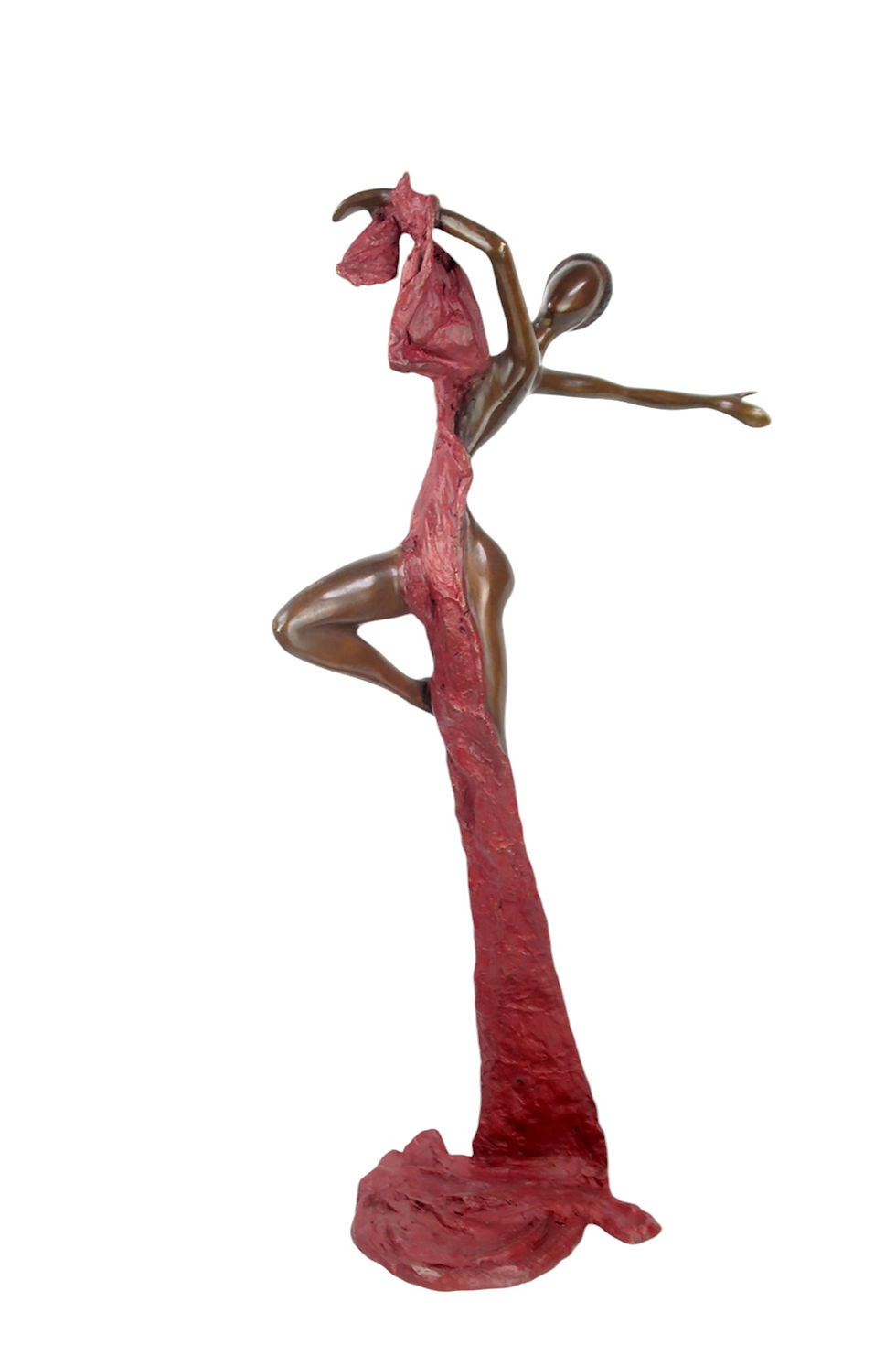 Miniature : Danseuse rouge 68 cm