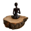 Miniature : femme enceinte en tailleur main sur ventre