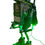 Miniature : Robot lampe sur socle en bois