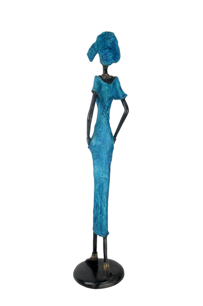 Miniature : Elegante bleue 80 cm
