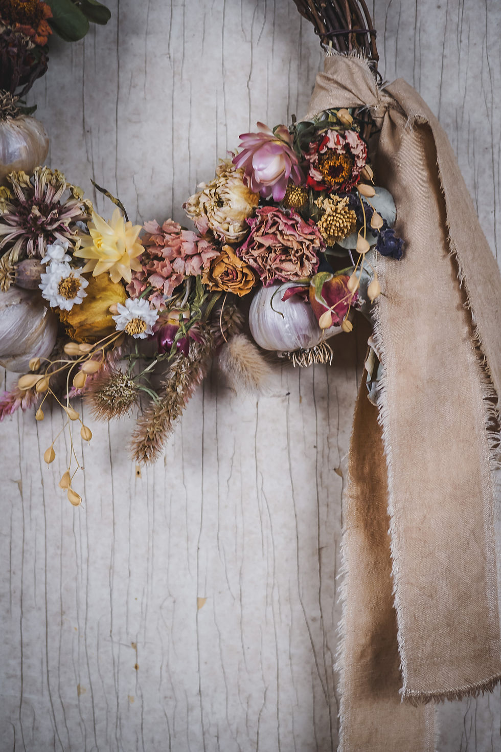 Thumbnail: Harvest Wreath Workshop- Dried Botanicals & Garlic