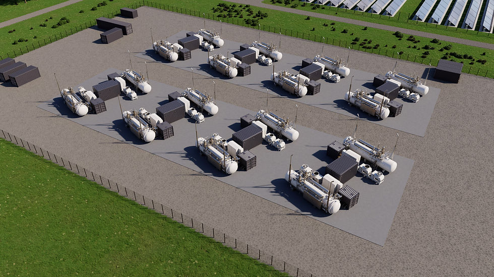 3D Visualisering af Stiesdal Hydrogen Anlæg lille