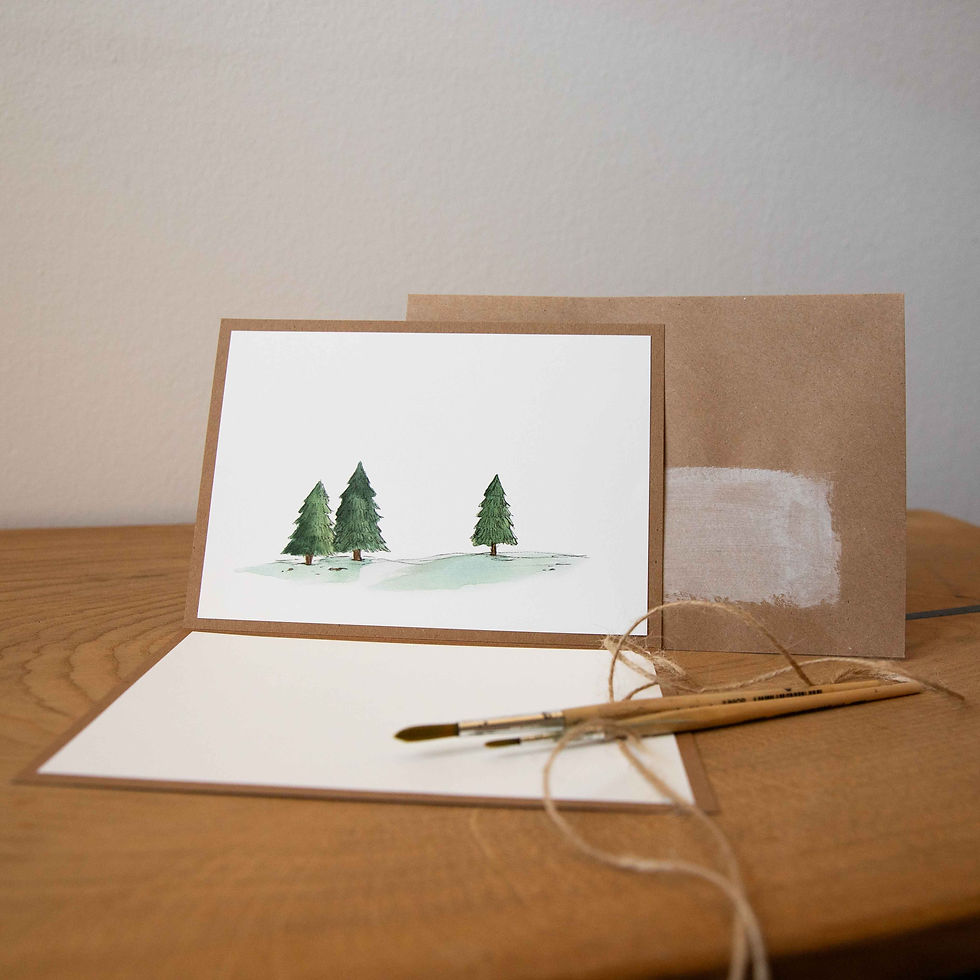 Miniaturbild: Den Baum im Wald lassen | Klappkarte mit Kuvert