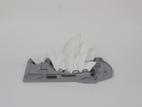 Figura impresa en fialmento PLA pintado a mano de 5 cm