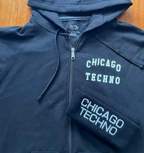 Chicago Techno Zip-up Hoodie | Chicagotechno