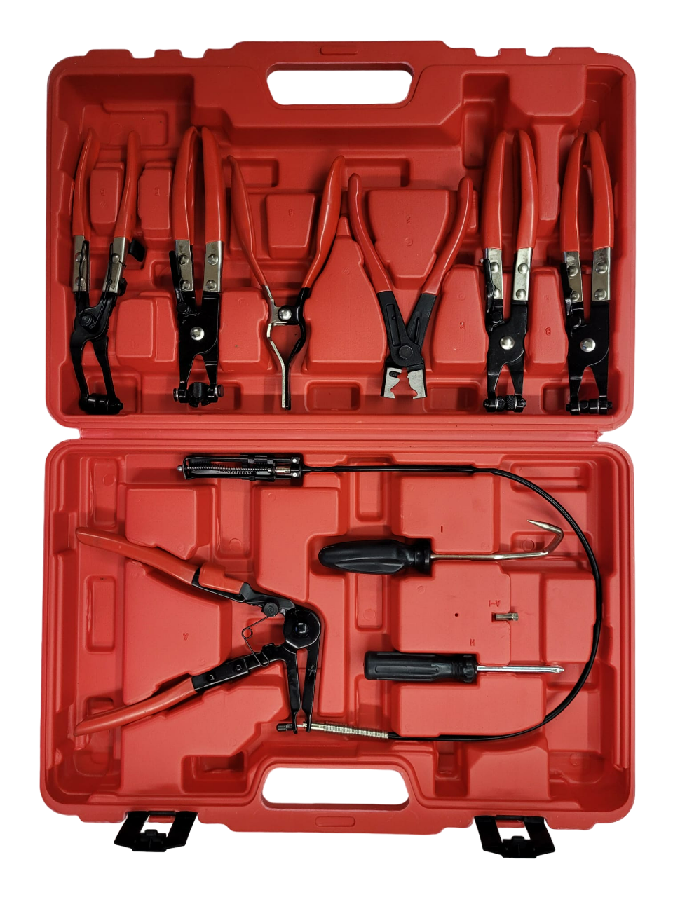 KIT PINCES À COLLIERS ET TOURNEVIS 10 PIÈCES