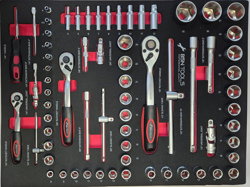 Miniature : SERVANTE BSN TOOLS 6 TIROIRS DONT 5 ÉQUIPÉS
