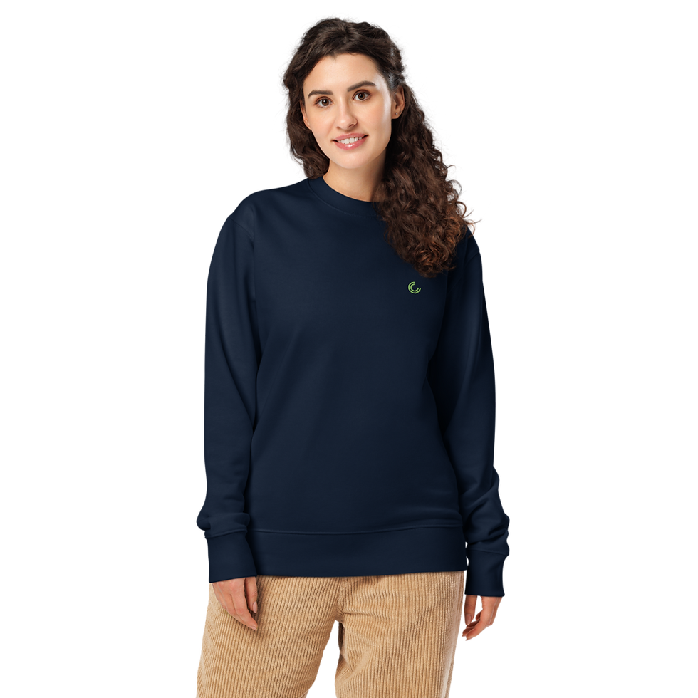 Thumbnail: Women’s Organic Cotton Sweatshirt Navy