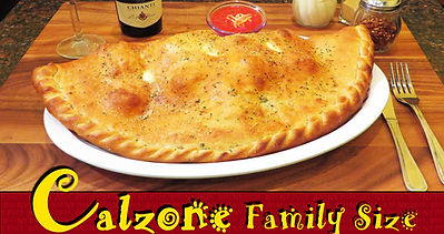 Family Size Calzone at Best NY Pizza