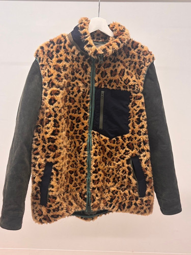 sacai サカイ レオパード ジップジャケット メンズ アウター サイズ2(M 