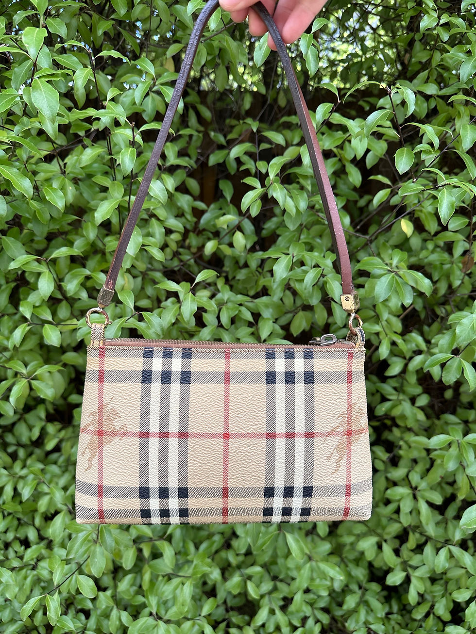 Thumbnail: Burberry nova check shoulder bag 