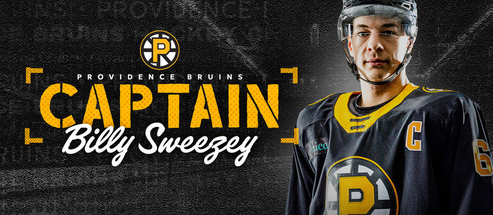 PROVIDENCE BRUINS NAME BILLY SWEEZEY 28TH CAPTAIN IN TEAM HISTORY