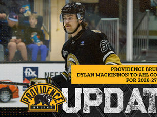 PROVIDENCE BRUINS SIGN DYLAN MACKINNON TO AHL CONTRACT FOR 2026-27 SEASON