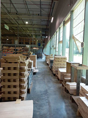 The factory is well laid out, with plenty of natural light