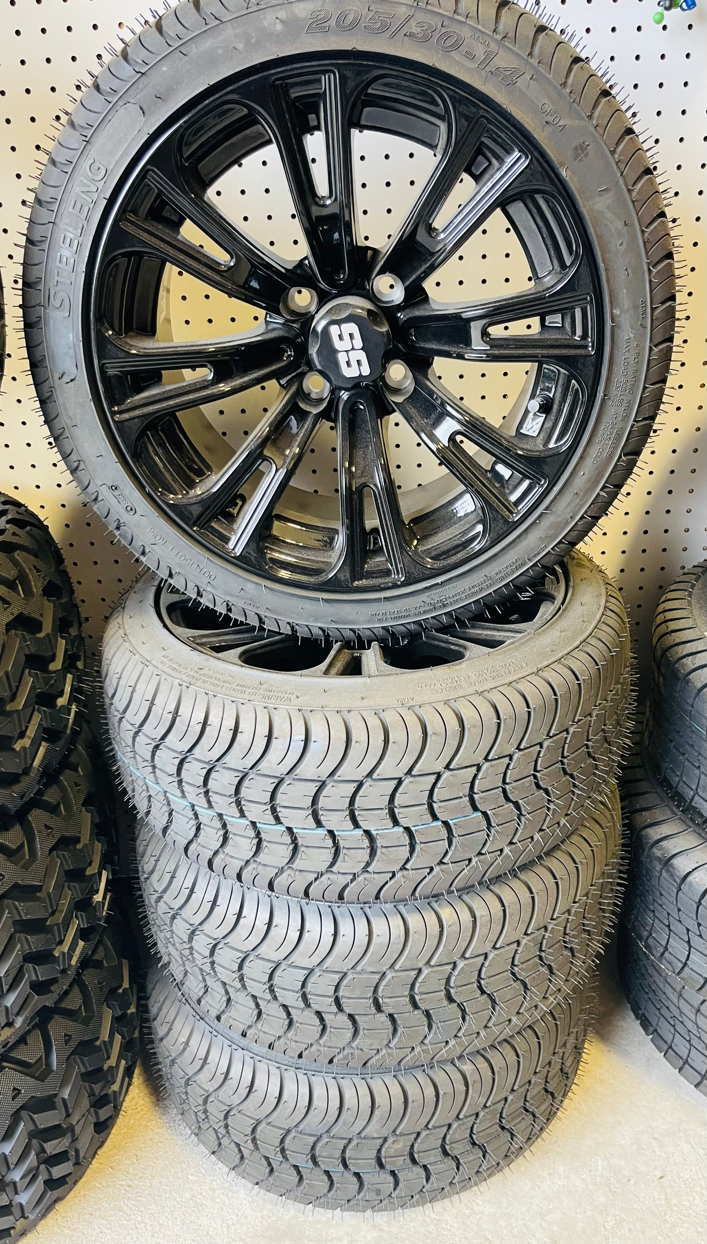 14" Voodoo wheel and tire package