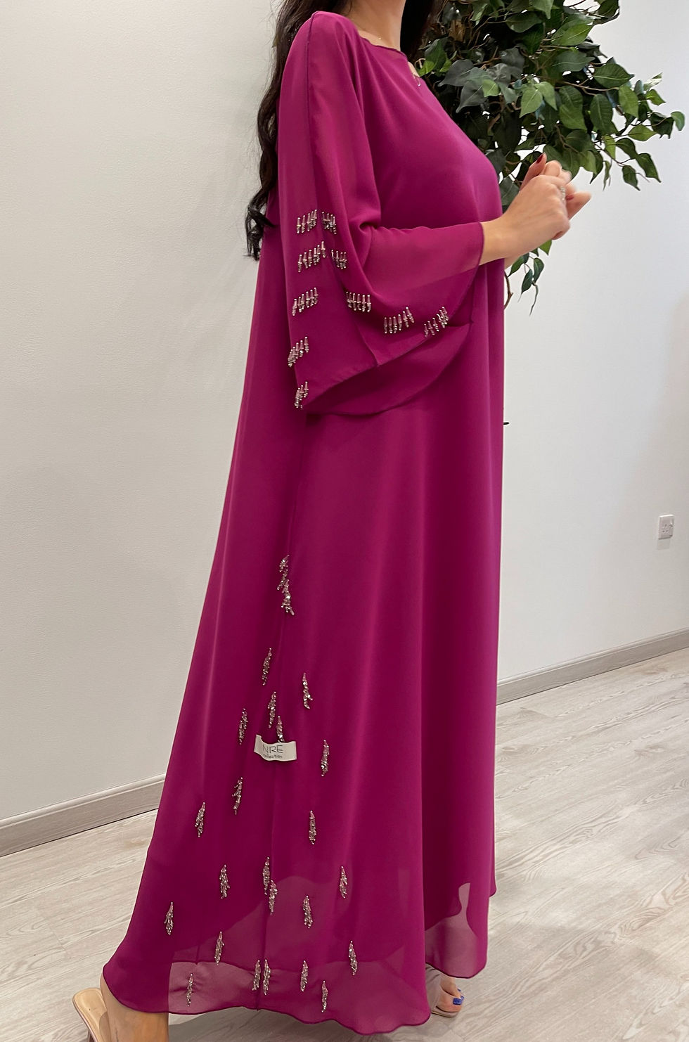 Thumbnail: 2 Pc Chiffon Handmade Embroidery