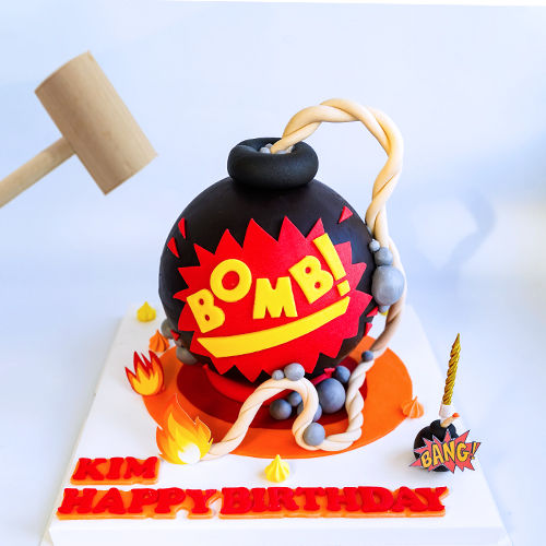 Thumbnail: BOMB Bomb Theme Burst Cake
