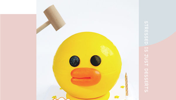 Line Sally 雞仔扑爆蛋糕