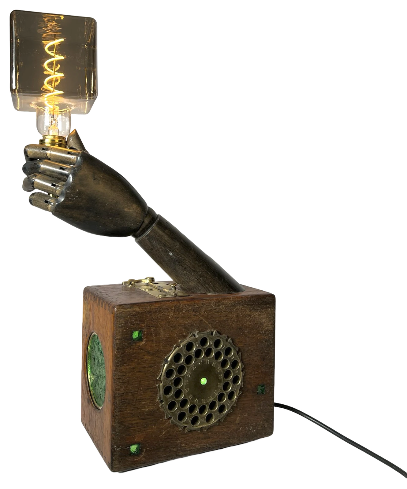 Dummy Hand Lamp, detail