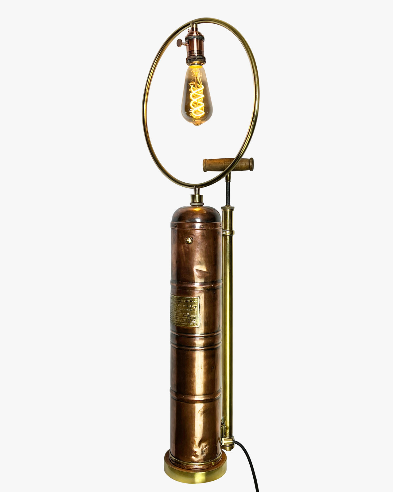 French Pump Standing Lamp, detail