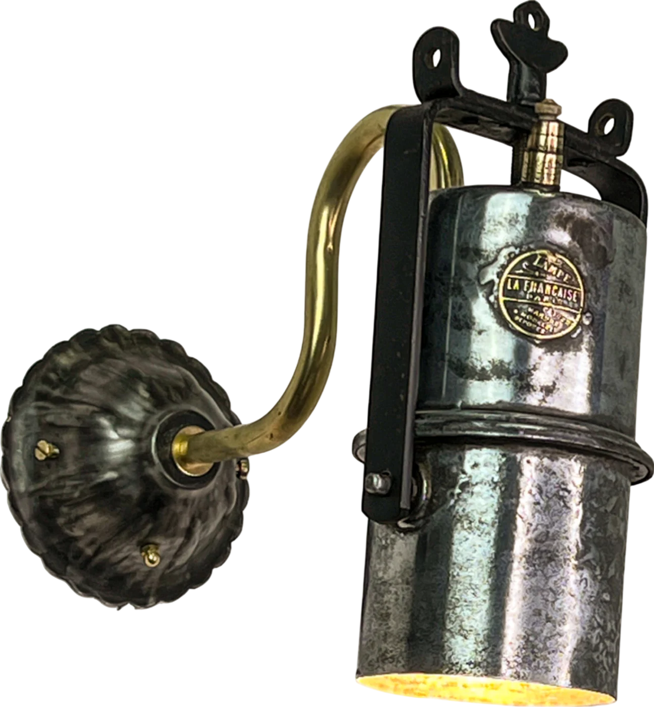 Brenner Wall Lamp, Once a burner, now a wall lamp.