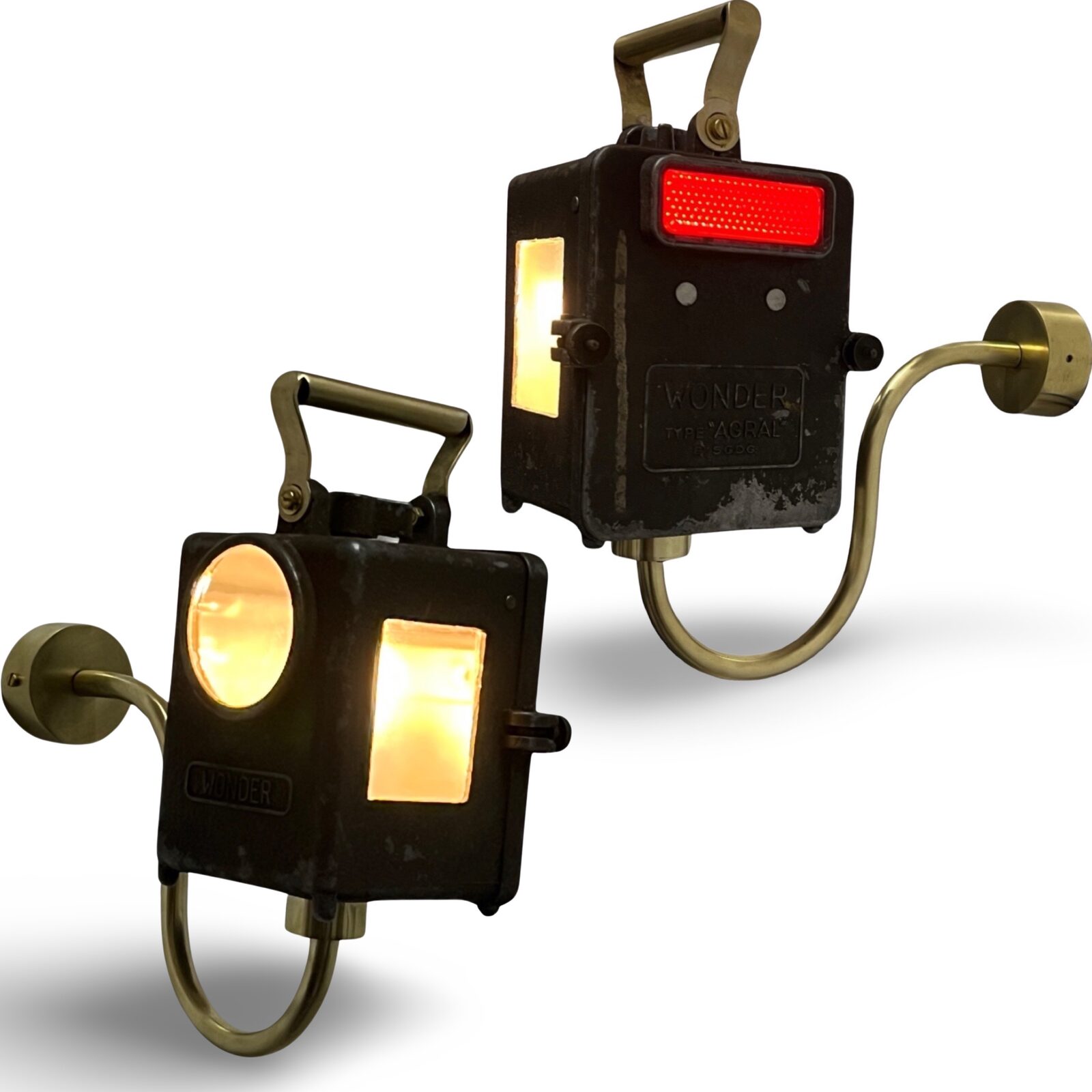 Train Wall Lamp #1, detail
