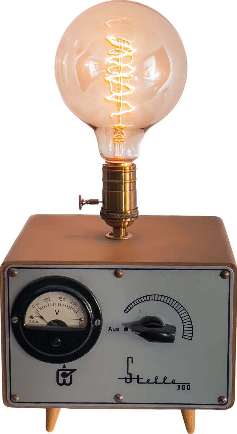 Volt Meter in the studio, switched on