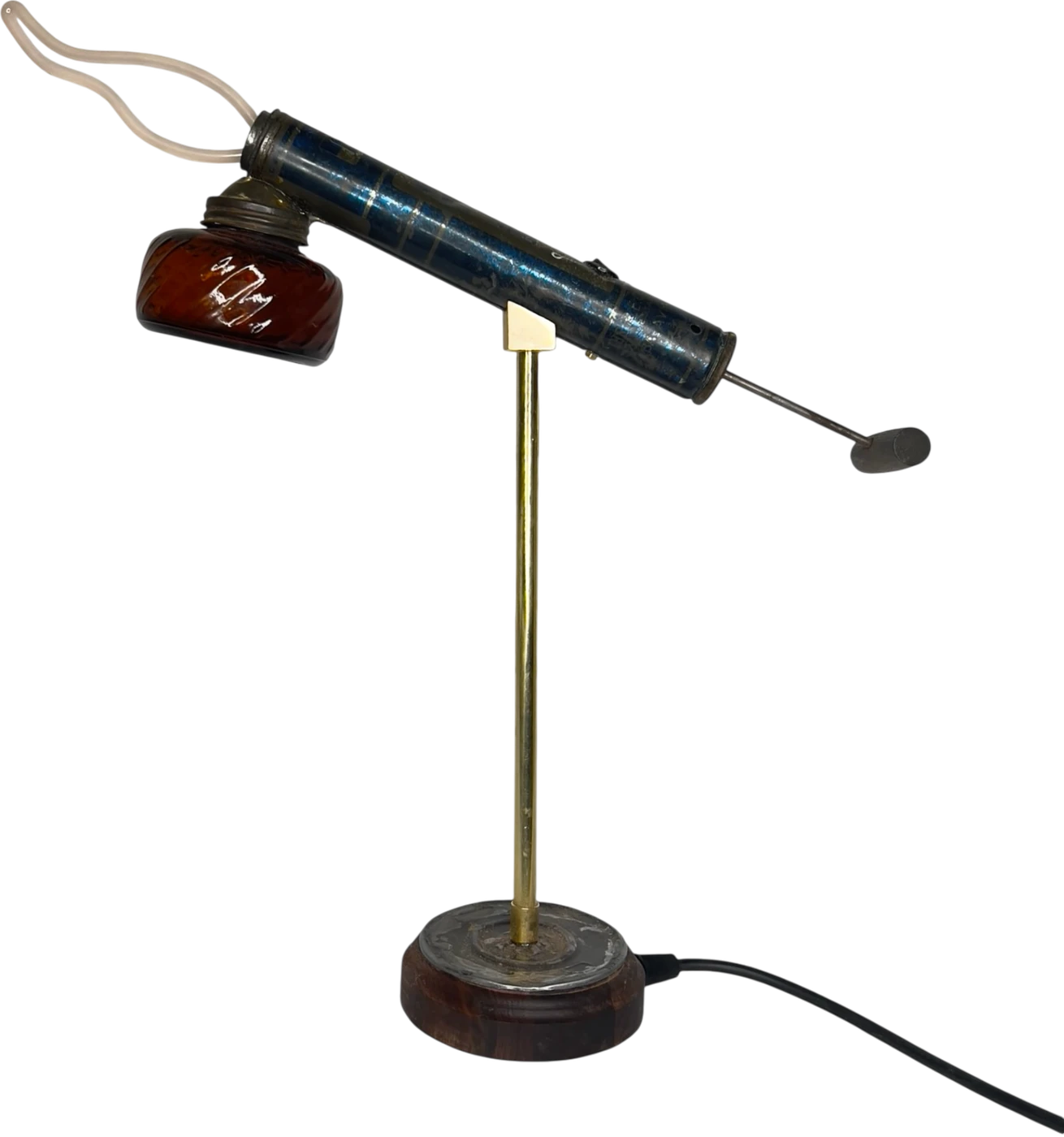 Baby Flit Lamp in the studio, switched off